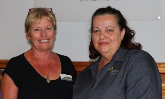 Prestige Inhome Care Geelong Regional Manager Sue Reyment and MatchWorks job seeker Susan.