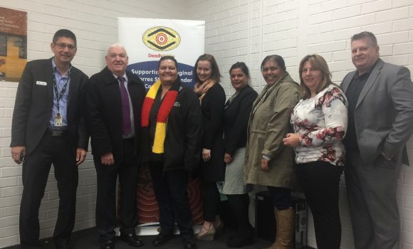 MatchWorks and ESG team members with special guests at the Deadly Yakka launch for Belconnen, ACT.