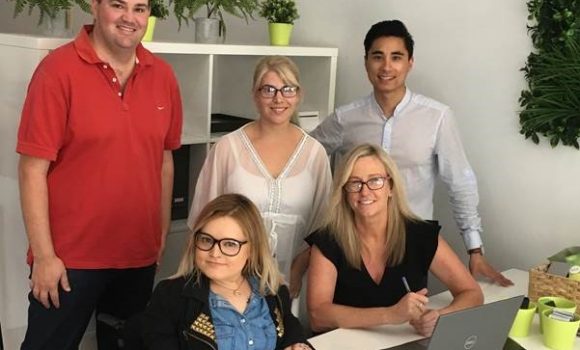 Left to Right: Shaun (MatchWorks Candidate), Belinda. (MatchWorks Candidate), Carly (MatchWorks Candidate), Claire Wittwer-Smith (Director, My Plan Manager), Ted Ditching (MatchWorks team member).