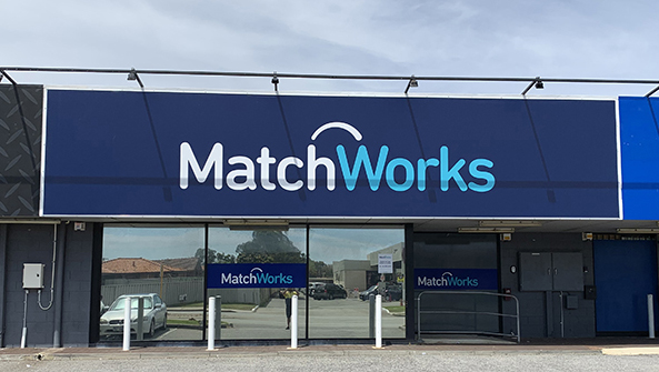 MatchWorks signage 